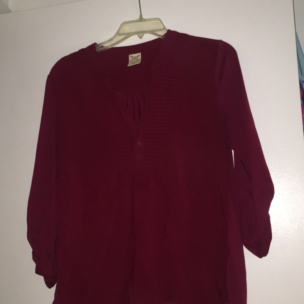 Maroon Blouse